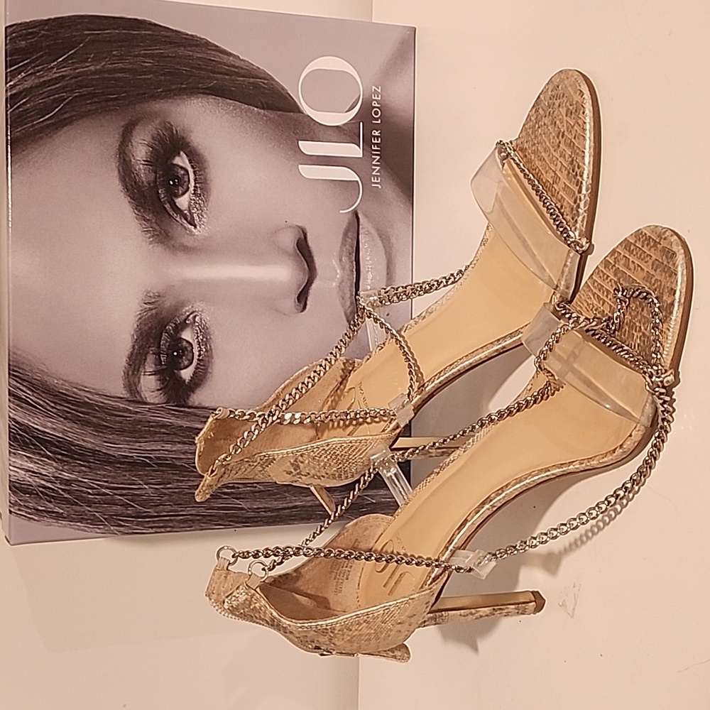 JLO foe snake skin heels